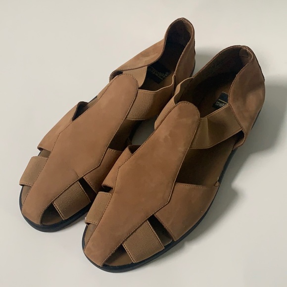 What’s What Sandals. Upper leather in brown color - Picture 4 of 10